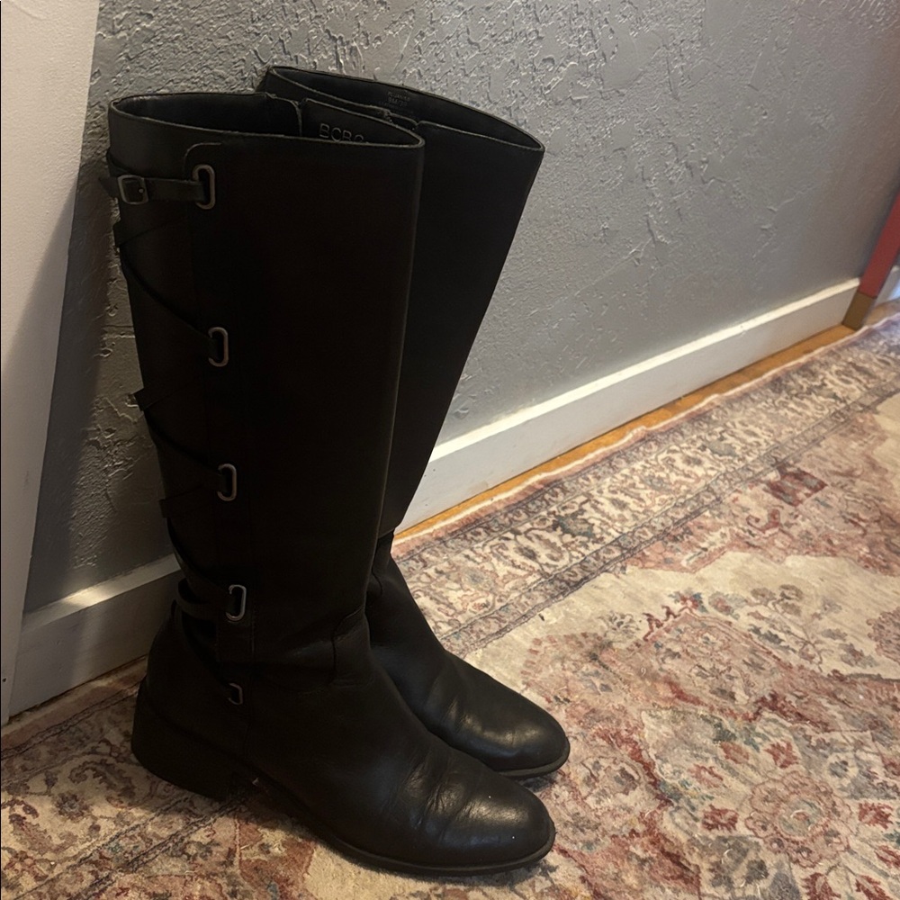 BCBGeneration Black Leather Boots